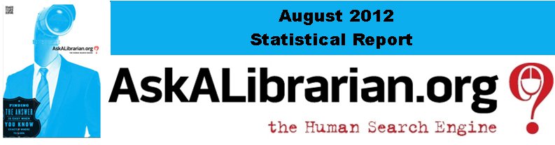 August 2012 Stats